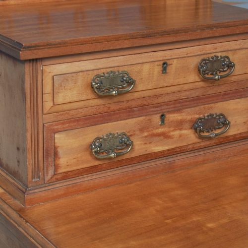 ANTIQUE JOHN TAYLOR OF EDINBURGH SATINWOOD DRESSING TABLE - ADDITIONAL PHOTO 9