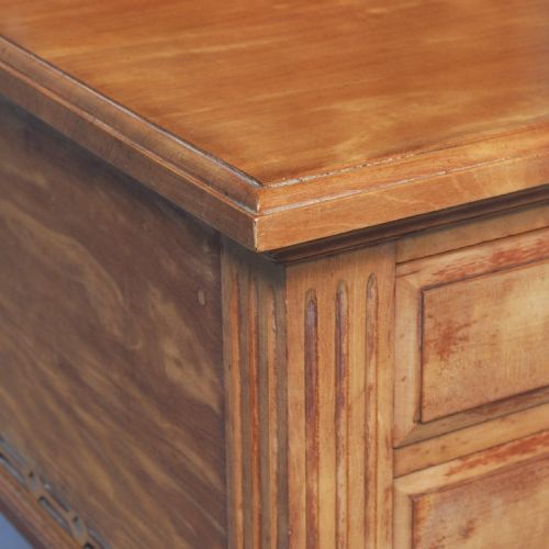 ANTIQUE JOHN TAYLOR OF EDINBURGH SATINWOOD DRESSING TABLE - ADDITIONAL PHOTO 7