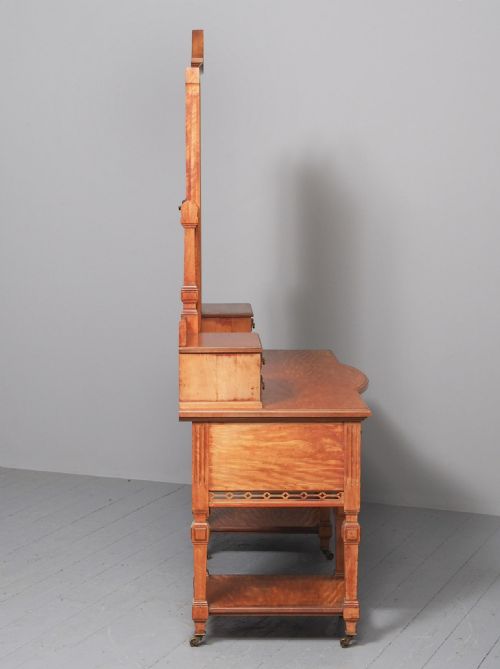 ANTIQUE JOHN TAYLOR OF EDINBURGH SATINWOOD DRESSING TABLE - ADDITIONAL PHOTO 10
