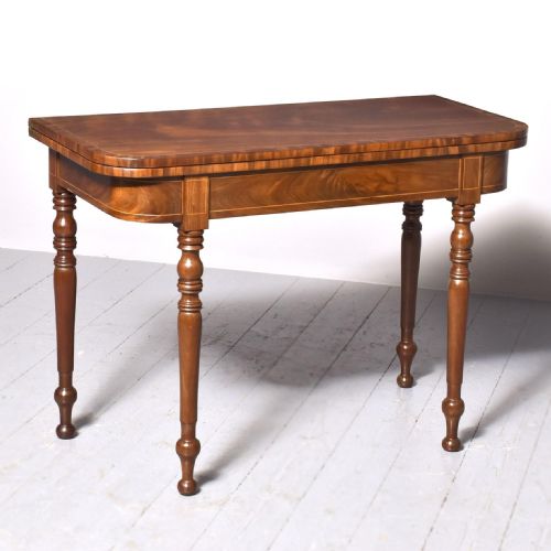Antique Scottish, Mahogany Fold Over Table