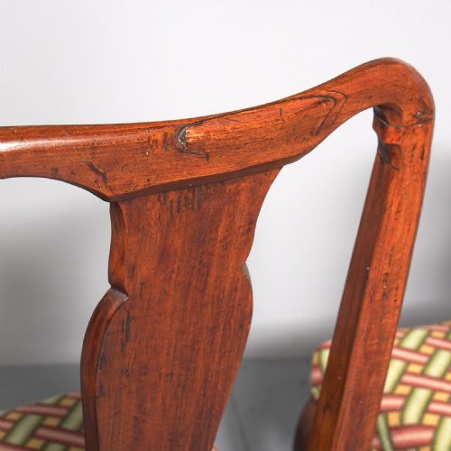 ANTIQUE PAIR OF GEORGE II MAHOGANY SIDE CHAIRS - ADDITIONAL PHOTO 5
