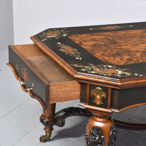 A LARGE FRENCH CENTRE TABLE - ADDITIONAL PHOTO 11