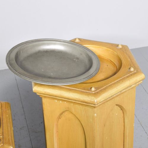 PAIR OF GOTHIC STANDS - ADDITIONAL PHOTO 4