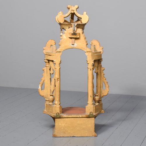 CARVED AND GILDED ITALIAN SHRINE - ADDITIONAL PHOTO 5