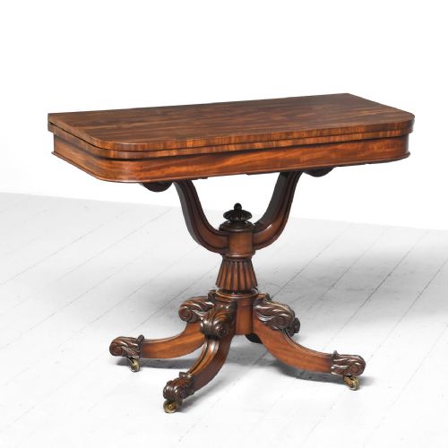 George IV Mahogany Tea Table