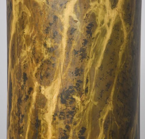 CIRCULAR FAUX MARBLE PEDESTAL - ADDITIONAL PHOTO 1