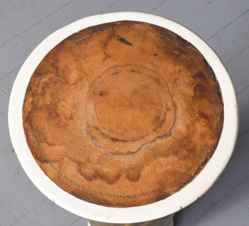 CIRCULAR FAUX MARBLE PEDESTAL - ADDITIONAL PHOTO 2