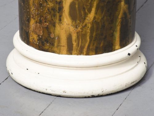 CIRCULAR FAUX MARBLE PEDESTAL - ADDITIONAL PHOTO 3