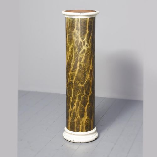 CIRCULAR FAUX MARBLE PEDESTAL - ADDITIONAL PHOTO 4