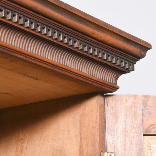 GEORGE III MAHOGANY BUREAU BOOKCASE - ADDITIONAL PHOTO 3