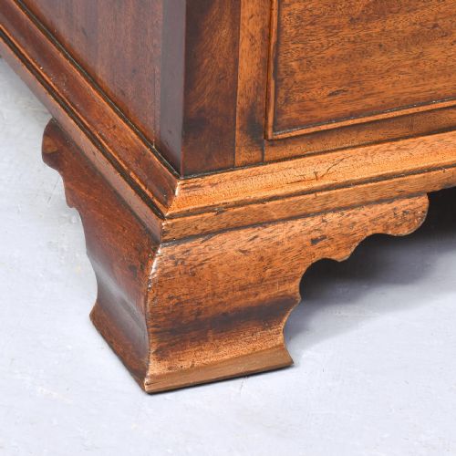 GEORGE III MAHOGANY BUREAU BOOKCASE - ADDITIONAL PHOTO 12