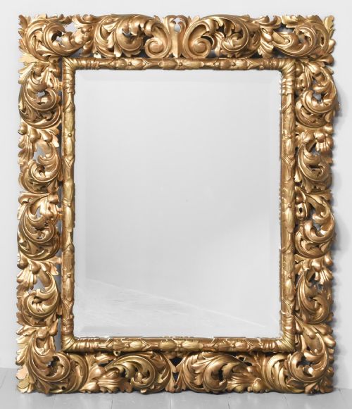 Carved Gilded Florentine Mirror