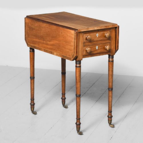 George IV Mahogany Small Pembroke or Work Table