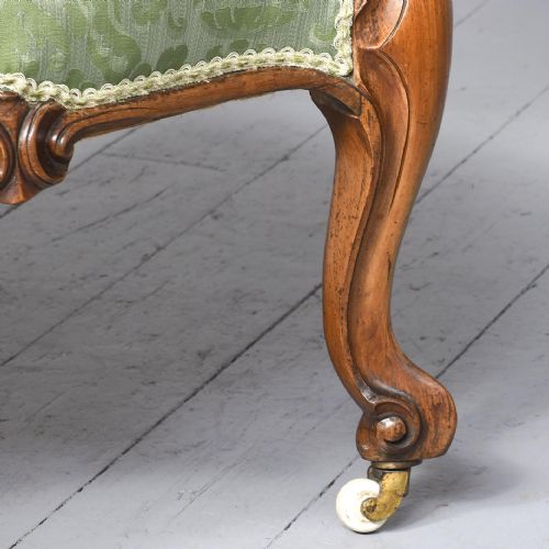 EARLY VICTORIAN ROSEWOOD LADIES CHAIR - ADDITIONAL PHOTO 3
