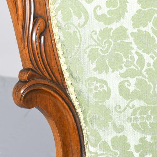 EARLY VICTORIAN ROSEWOOD LADIES CHAIR - ADDITIONAL PHOTO 6