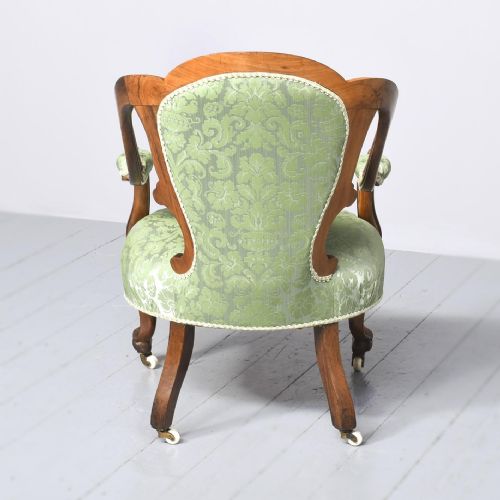 EARLY VICTORIAN ROSEWOOD LADIES CHAIR - ADDITIONAL PHOTO 9