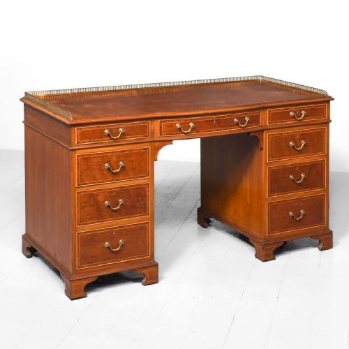 Quality Figured Mahogany Desk