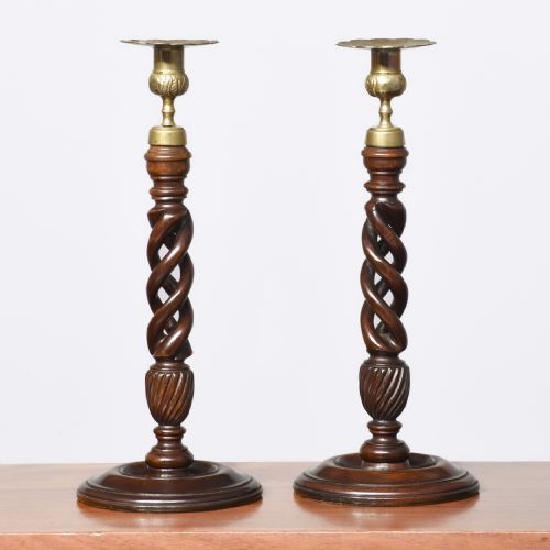 Pair of Georgian Style Candlesticks