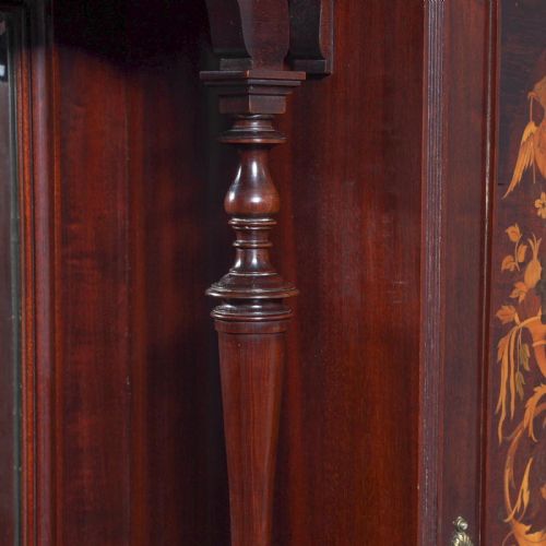 VICTORIAN INLAID MAHOGANY SIDE CABINET BY GILLOWS - ADDITIONAL PHOTO 3