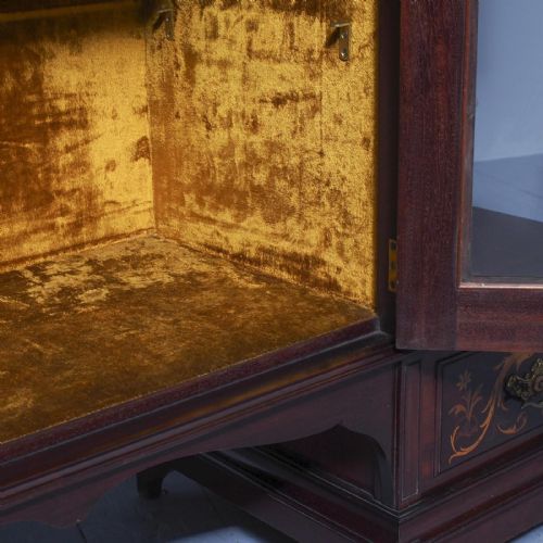 VICTORIAN INLAID MAHOGANY SIDE CABINET BY GILLOWS - ADDITIONAL PHOTO 5