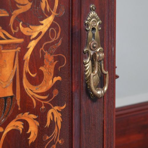 VICTORIAN INLAID MAHOGANY SIDE CABINET BY GILLOWS - ADDITIONAL PHOTO 10