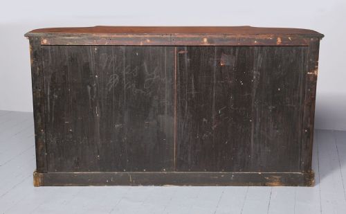 OPENENDED FIGURED WALNUT VICTORIAN CREDENZA - ADDITIONAL PHOTO 9