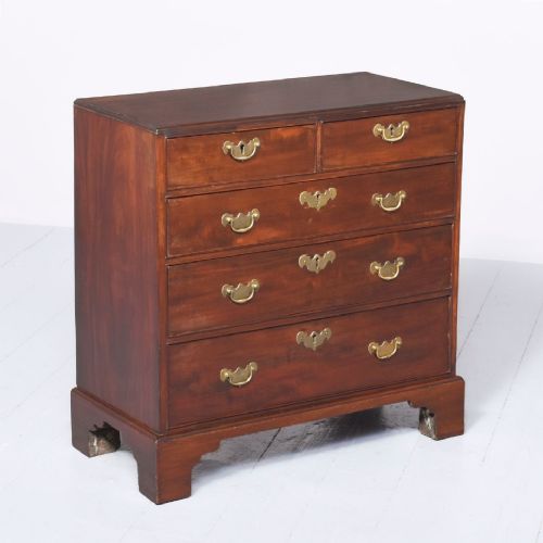 Neat-sized George III Mahogany Chest of Drawers
