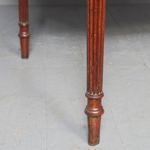 NEAT SIZE GEORGE III MAHOGANY FOLD OVER TEA TABLE - ADDITIONAL PHOTO 3