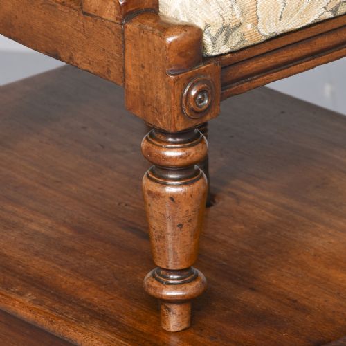 LATE GEORGIAN MAHOGANY CHILD'S CHAIR ON STAND - ADDITIONAL PHOTO 1