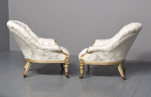 PAIR OF NAPOLEON III ARM CHAIRS - ADDITIONAL PHOTO 7