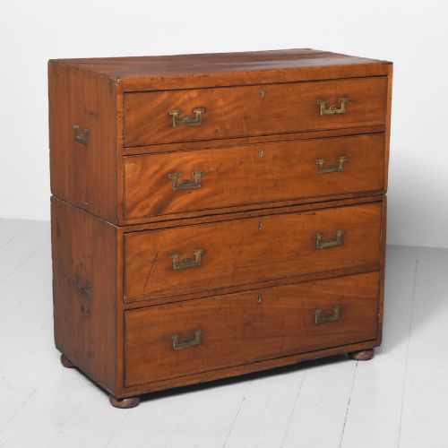 Early Victorian Neat-sized Military Campaign Chest