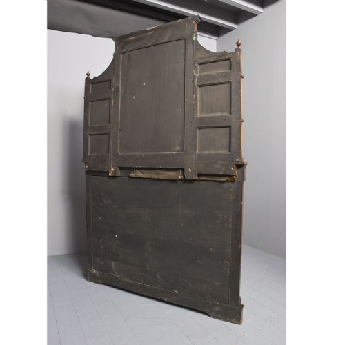 FINE QUALITY MARQUETRY INLAID ORMOLU MOUNTED MIRROR BACK VICTORIAN WALNUT CREDENZA - ADDITIONAL PHOTO 9