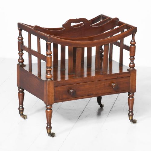 George IV Mahogany Canterbury