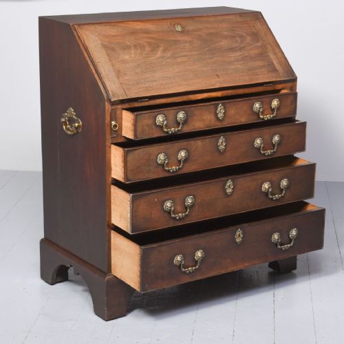 RARE GILES GRENDEY MAHOGANY BUREAU - ADDITIONAL PHOTO 3