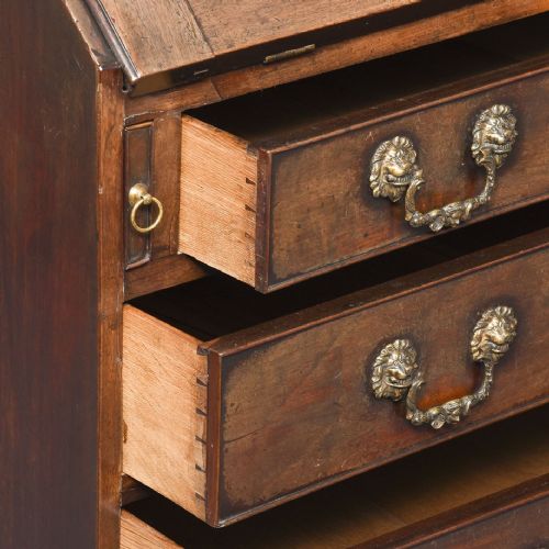 RARE GILES GRENDEY MAHOGANY BUREAU - ADDITIONAL PHOTO 5