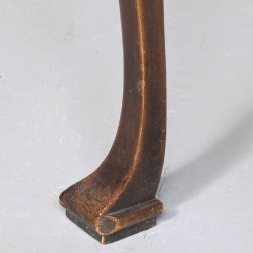 GEORGE II STYLE FIGURED WALNUT FOLDOVER GAMES TABLE - ADDITIONAL PHOTO 7