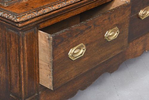 LARGE VICTORIA OAK WELSH DRESSER - ADDITIONAL PHOTO 7