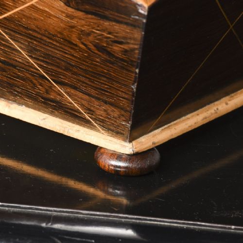 FRENCH ROSEWOOD SEWING BASKET - ADDITIONAL PHOTO 4