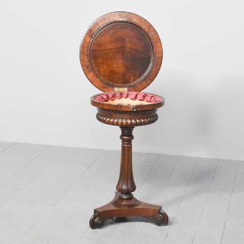 WILLIAM IV ROSEWOOD WORK TABLE - ADDITIONAL PHOTO 6