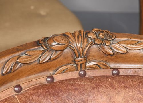 SET OF 9 CARVED DINING CHAIRS - ADDITIONAL PHOTO 7