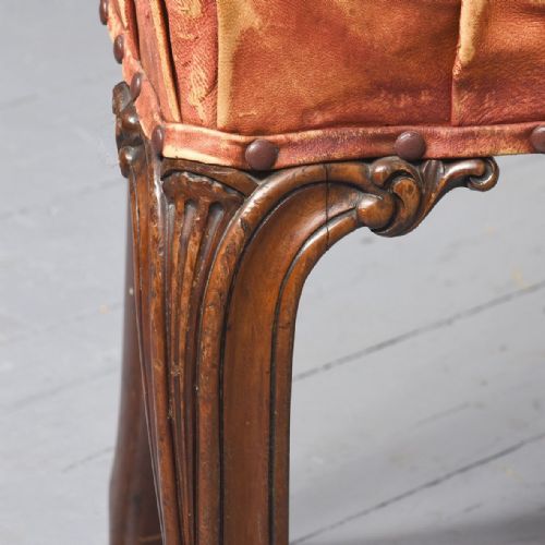 SET OF 9 CARVED DINING CHAIRS - ADDITIONAL PHOTO 9