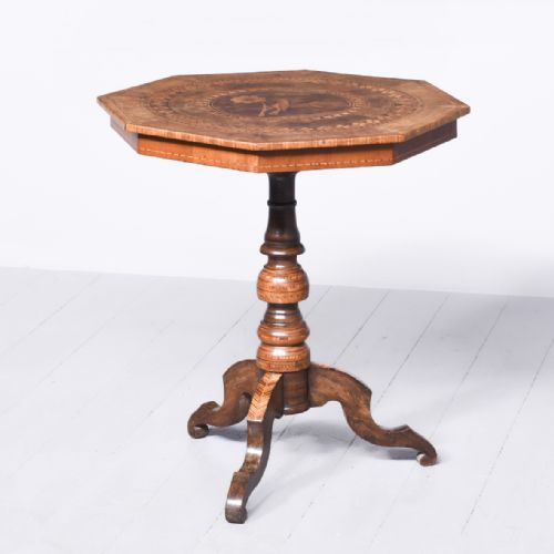 ITALIAN SORRENTO INLAID TABLE