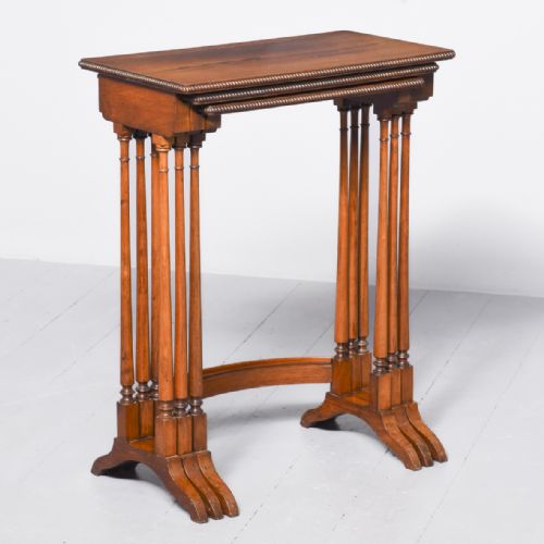 Nest of 3 George IV Rosewood Tables