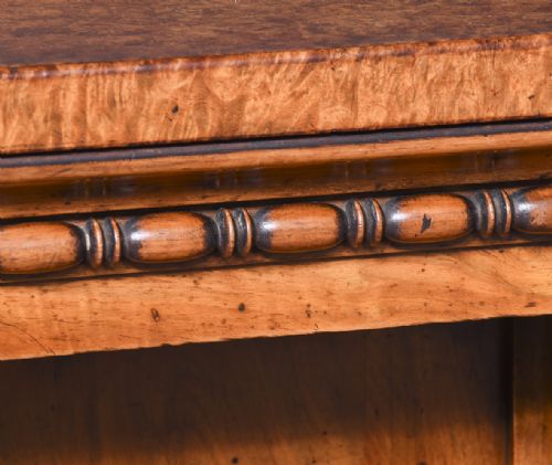 BURR WALNUT AND AMBOYNA CREDENZA - ADDITIONAL PHOTO 2