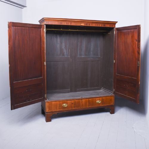 INLAID GEORGE III LINEN PRESS - ADDITIONAL PHOTO 7
