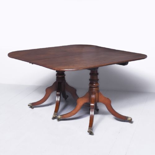 Regency Twin Pillar Dining Table