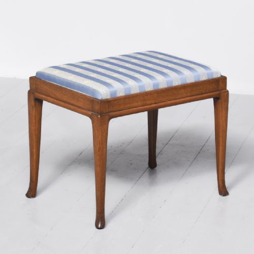 Elegant Mahogany Whytock & Reid Footstool