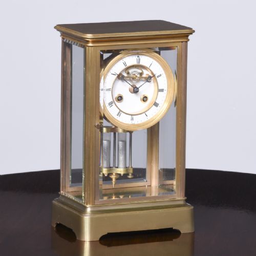 Victorian 4 Glass Mantle Clock