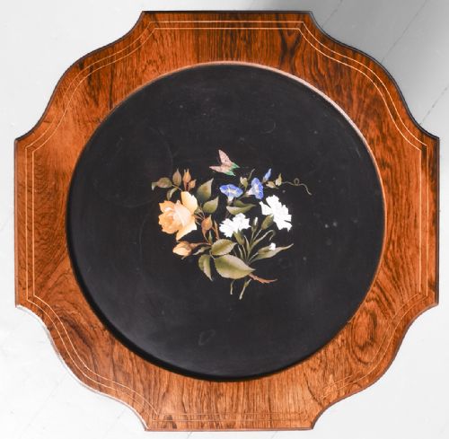 PIETRA DURA OCCASIONAL TABLE - ADDITIONAL PHOTO 5