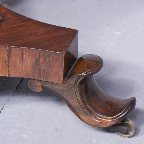 ATTRACTIVE WILLIAM IV ROSEWOOD WORKBOXOCCASIONAL TABLE - ADDITIONAL PHOTO 1